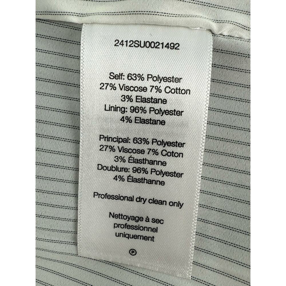 Veronica Beard Miller Dickey Jacket Stone Army Green Classic Blazer Size 8 - Picture 13 of 16